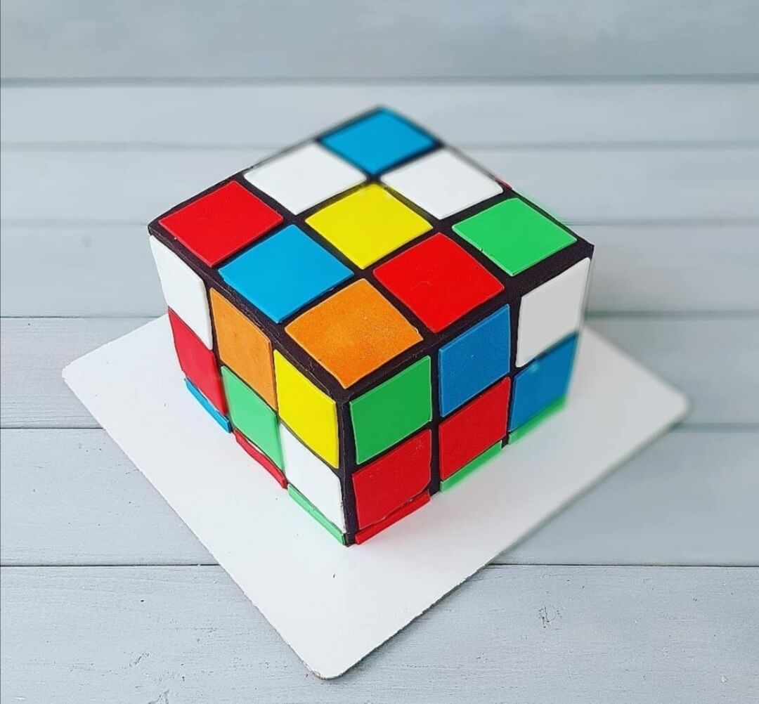 Торт "Кубик Рубика"