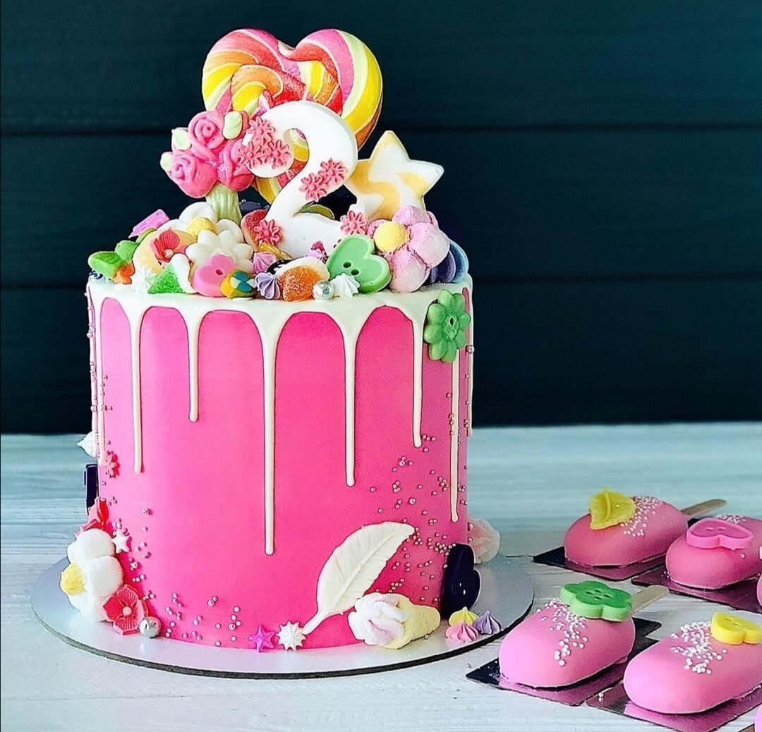 Торт "Розовая сладость"